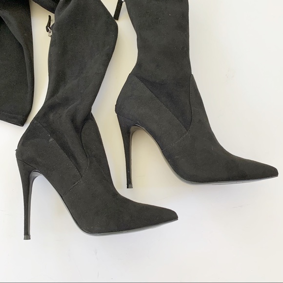 Steve Madden Dominique Vegan Over the Knee Boots - Picture 12 of 14